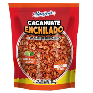 Manzela cacahuate Enchilado Chili & Limón 900Gr (1.98lb) 1bag