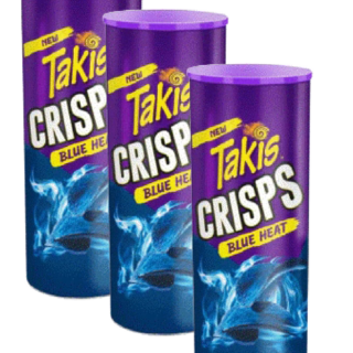 Takis Crisps Blue Heat Can 155.92Gr (pack3)
